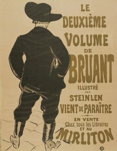 Andra volymen av Bruant, 1893 av Henri de Toulouse Lautrec