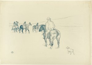 Tränaren av Henri de Toulouse Lautrec