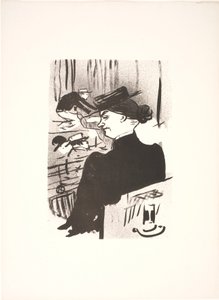 En åskådare av Henri de Toulouse Lautrec