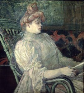 Kvinna som läser av Henri de Toulouse Lautrec