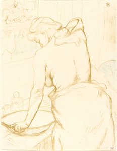 Frau wäscht sich Femme qui se lave, 1896