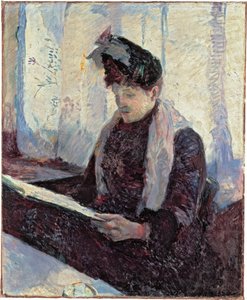 Kvinna i café av Henri de Toulouse Lautrec