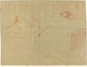Kvinna på rygg Kvinna på rygg, 1896. av Henri de Toulouse Lautrec