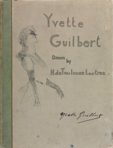 Yvette Guilbert-Engelska serien: Omslag av Henri de Toulouse Lautrec