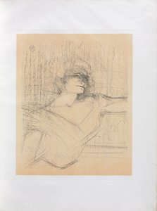 Yvette Guilbert-Engelska serien: I limmet av Henri de Toulouse Lautrec