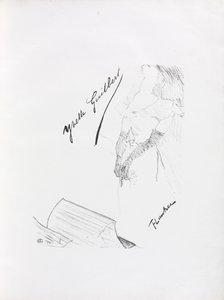 Yvette Guilbert-English Series: Frontispice av Henri de Toulouse Lautrec