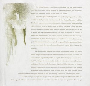 Yvette Guilbert-franska serie: nr 3, 1894. av Henri de Toulouse Lautrec