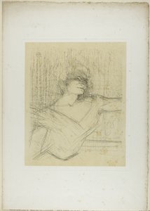 Yvette Guilbert—In the Glu, från Yvette Guilbert av Henri de Toulouse Lautrec