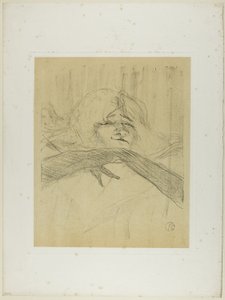 Yvette Guilbert - "Linger, Longer, Loo", från Yvette Guilbert av Henri de Toulouse Lautrec