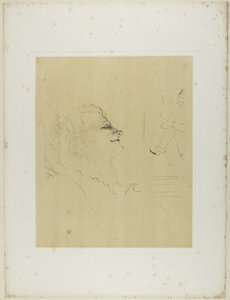 Yvette Guilbert—Pessima, från Yvette Guilbert av Henri de Toulouse Lautrec