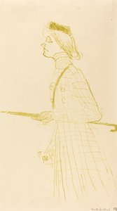 Yvette Guilbert av Henri de Toulouse Lautrec