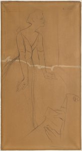 Yvette Guilbert av Henri de Toulouse Lautrec