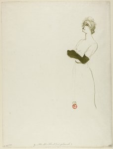 Yvette Guilbert av Henri de Toulouse Lautrec
