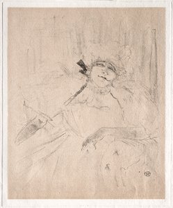 Yvette Guilbert: Gammal sång av Henri de Toulouse Lautrec