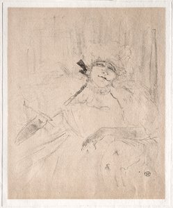 Yvette Guilbert: Gammal sång, 1898. av Henri de Toulouse Lautrec