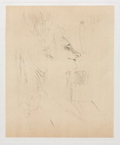 Yvette Guilbert berusad av Henri de Toulouse Lautrec