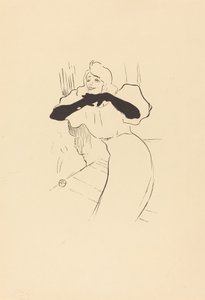Yvette Guilbert: Linger, Longer, Loo. av Henri de Toulouse Lautrec