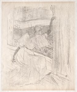 Yvette Guilbert: Hälsar publiken av Henri de Toulouse Lautrec