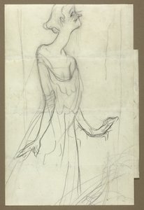 Yvette Guilbert Sång av Henri de Toulouse Lautrec