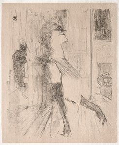 Yvette Guilbert: På scen av Henri de Toulouse Lautrec