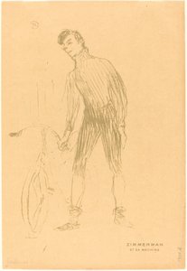 Zimmerman et sa maskin (Zimmerman och hans maskin) av Henri de Toulouse Lautrec