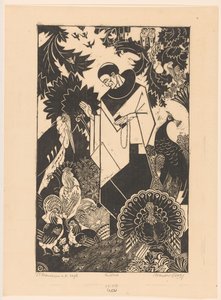 St Francis och fåglarna (originaltitel på objektet)
