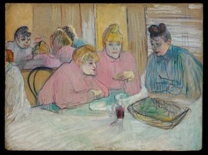 The Ladies in the Dining Room av Henri de Toulouse Lautrec