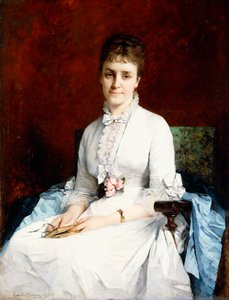 Porträtt av en dam, 1877