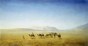 En arabisk karavan i öknen av Henrik Ankarcrona