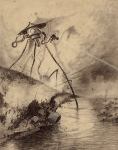 Martian Fighting maskin i Thames Valley