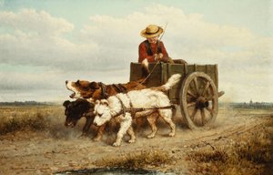 Hundvagnen, av Henriëtte Ronner Knip