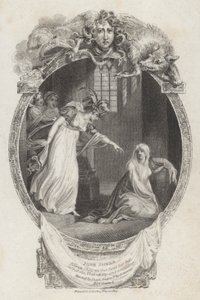 Scen från The Tragedy of Jane Shore av Nicholas Rowe (gravyr)