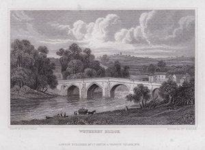 Wetherby Bridge (gravyr) av Henry (after) Gastineau