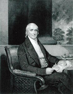 Philip Syng Physick (1768-1837) graverad av Richard W. Dodson (1812-67) (gravyr) av Henry (after) Inman