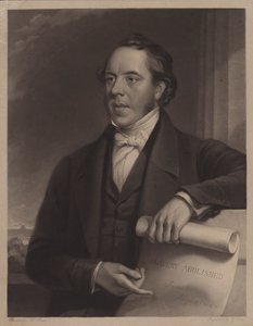 William Knibb, engelsk baptistmissionär på Jamaica och abolitionist (gravyr) av Henry (after) Room