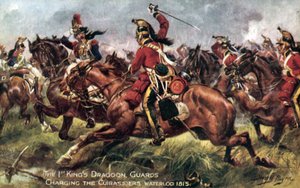 1st (Kings) Dragoon Guards, Battle of Waterloo, 18 juni 1815