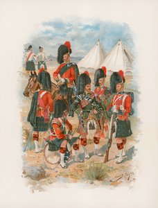 42nd Royal Highlanders, The Black Watch (kromolit) av Henry A. Payne
