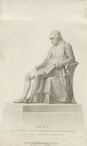 Handsworth - Monument of James Watt: stipple gravyr och [?1800-talet] (tryck) av Henry Adlard