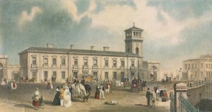 London Bridge Station, Bermondsey, London, 1845 av Henry Adlard