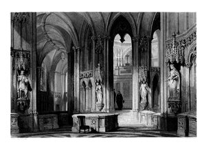 Mausoleum för familjen Orleans, Chapel of Dreux, Frankrike, 1875