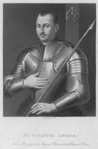 St Ignatius Loyola (gravyr)