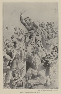 Slaget vid Palm Hangover (litho) av Henry Alexander (after) Ogden