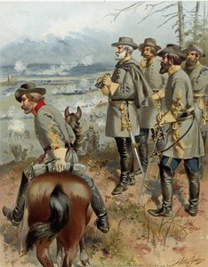 General Robert. E. Lee i Fredericksburg, 13 december 1862, pub. 1900 av Henry Alexander Ogden