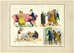 Platta från illustrationer till populära sånger