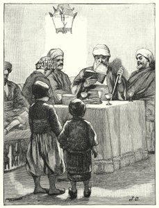 En modern judars påsk (litho)