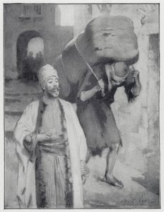 En österländsk porter (litho)