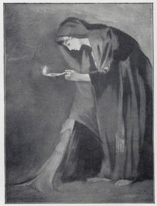 En österländsk kvinna söker ett förlorat mynt (litho) av Henry Andrew Harper