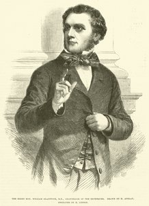 Rätten ärade William Gladstone, MP, finansminister av Henry Anelay