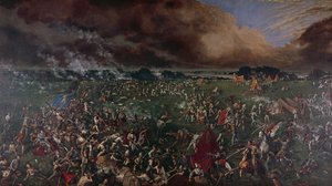 Slaget vid San Jacinto 1836 av Henry Arthur McArdle
