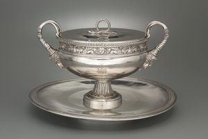 Täckt Terrin med bricka, 1798-1809 av Henry Auguste